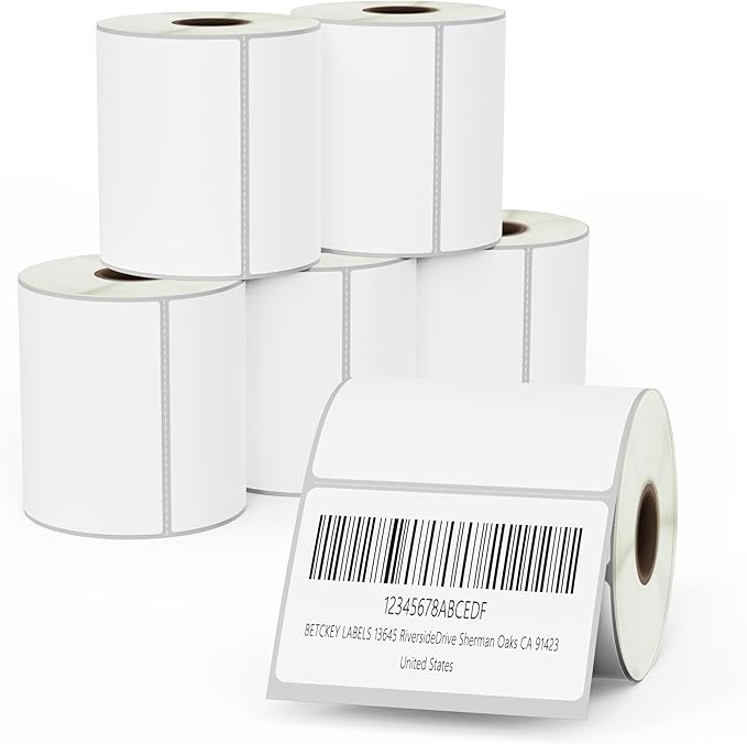 BETCKEY - 3" x 2" Multipurpose & Shipping Removable Film Label - Durable by BETCKEY