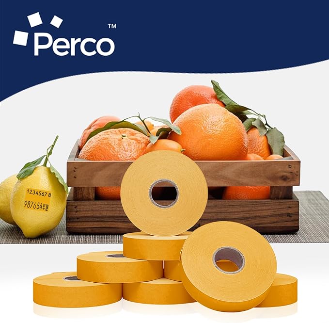 Perco Florescent Orange Pricing Labels - Image 6