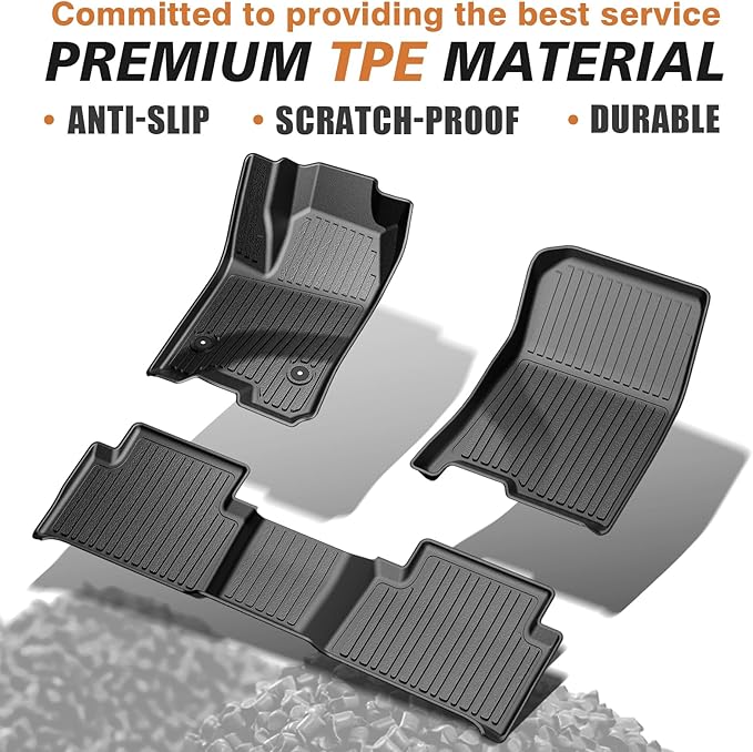 TripleAliners for Colorado & Canyon 2026 2025-2023 Floor Mats Crew Cab 1st & - Image 3