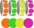 Royal Green Circle Sticker Rolls 25mm in 4 Neon Colors: Green by RoyalGreen