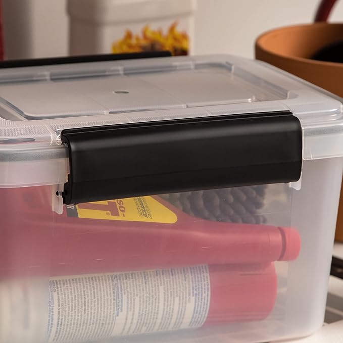 IRIS USA WeatherPro 6 Qt Storage Bins - Image 7