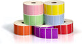 2.25" X 1.25" Direct Thermal Perforated Stickers Labels by KENCO