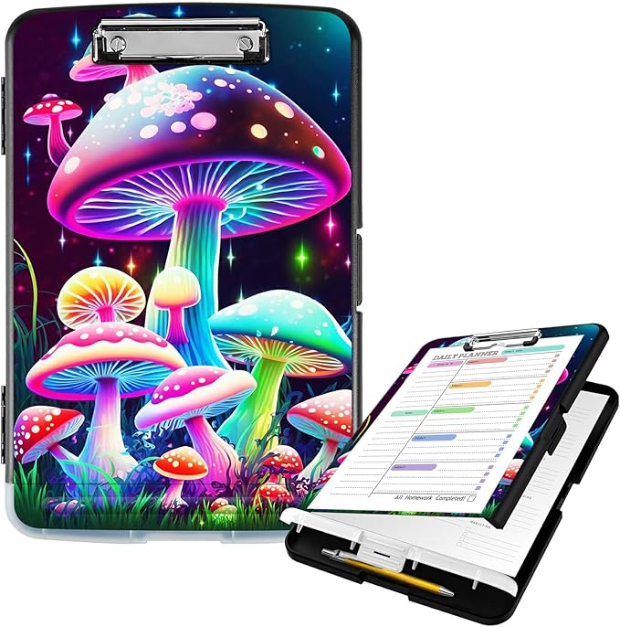 Clipboard with Storage High Capacity Plastic Nursing Clipboards with Pen Holder by Unknown