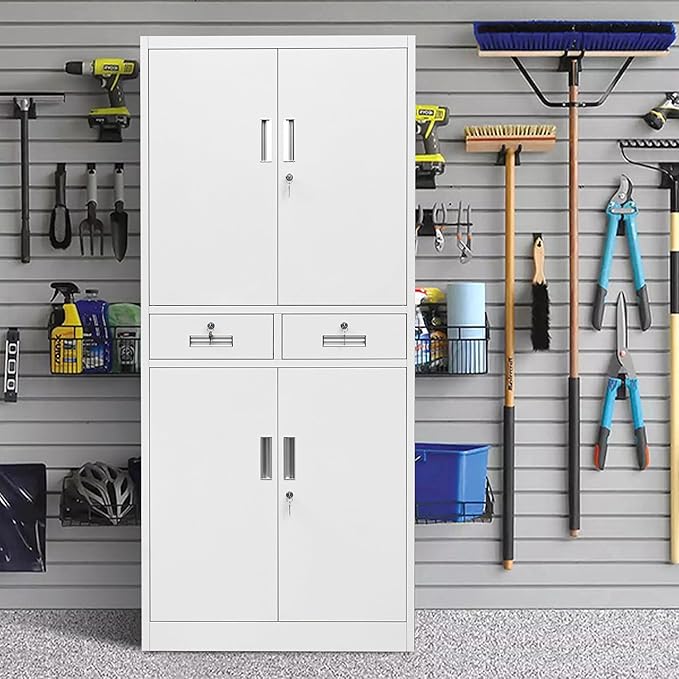 Metal Storage Cabinet, Locking Storage Cabinet - Image 6