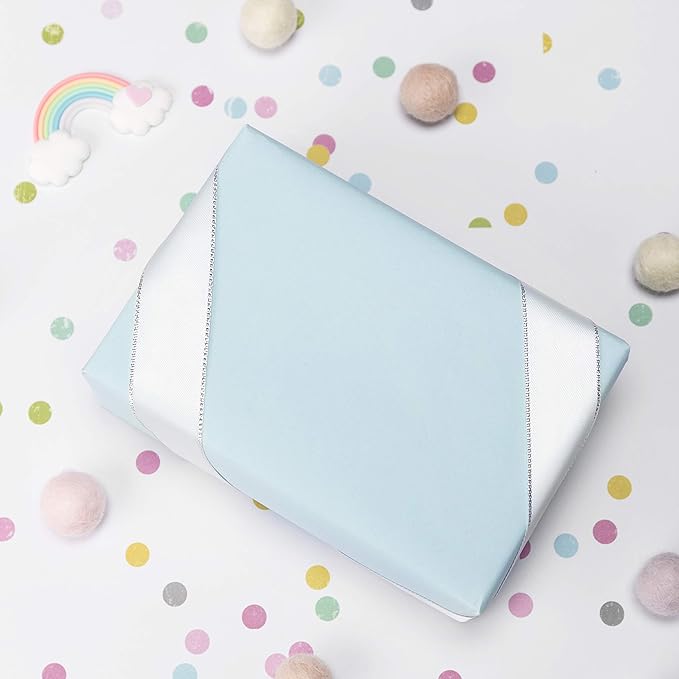 RUSPEPA Light Blue Kraft Paper Roll - Image 3