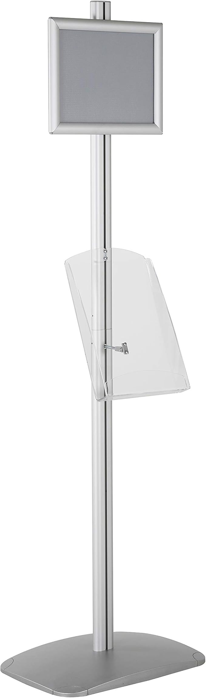 M&T Displays Free Standing Aluminum Display Stand Single Sided Document - Image 6