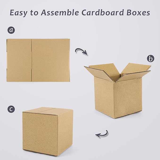 Frametory 5x5x5 Pack of 28 Corrugated Cardboard Packing Shipping Mailing Moving - Image 7