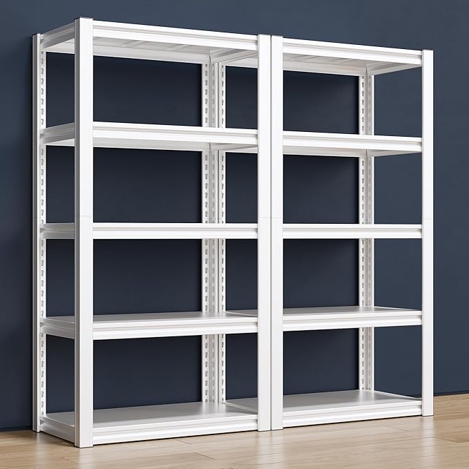 Raybee 72''H Garage Shelving Heavy Duty Storage Shelves Load 2010LBS Adjustable by Raybee