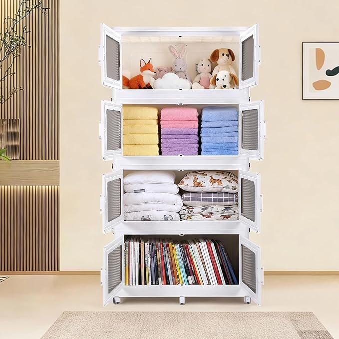 1200Qt Extra Large Stackable Storage Bin - 300Gal Heavy-Duty Plastic - Image 8