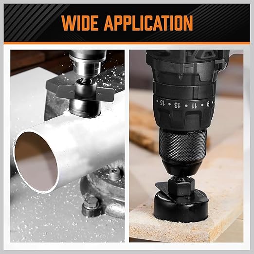 HORUSDY Hole Saw Set 24PCS Hole Saw Kit, Hole Saw Drill Bit Kit, 3/4"-6" 17PCS - Image 8