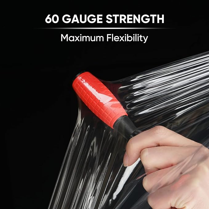 TICONN 2Pk Stretch Wrap Stretch Film Roll, 1000ft Industrial Strength 15 inch - Image 3