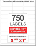 Perfect Peel Printable Address Labels, 750 Blank Mailing Labels, and More by CraniumPress