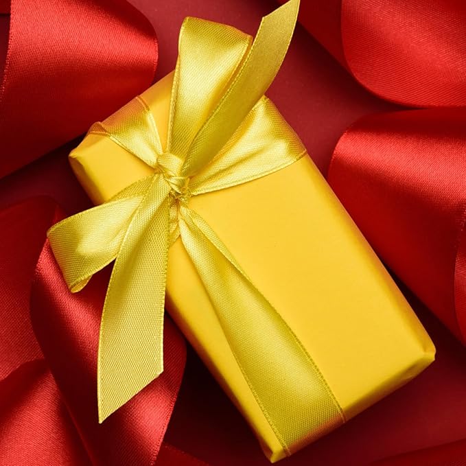 Vanhench 36" x 2400" Yellow Wrapping Paper - Image 4