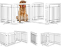 Vantas Folding Pet Gate 96" Wide, Freestanding Wire Pet Gate, Pet Puppy Safety by Vantas