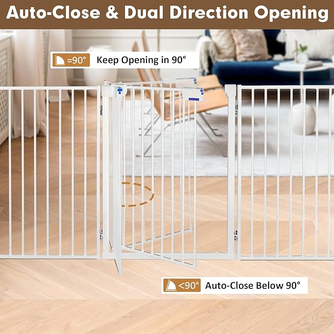 Metal Freestanding Dog Gates - Image 2
