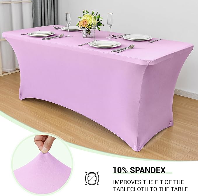 Obstal 6 Pack Stretch Spandex Table Covers - Image 2