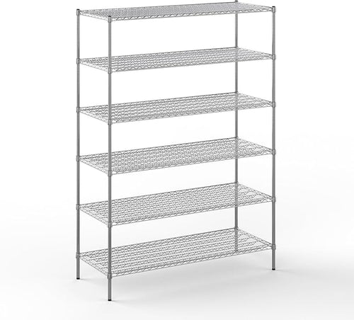 24" Deep x 60" Wide x 86" Height Wire Shelving Kit | 6-Tier | NSF Commercial by Regal+Altair