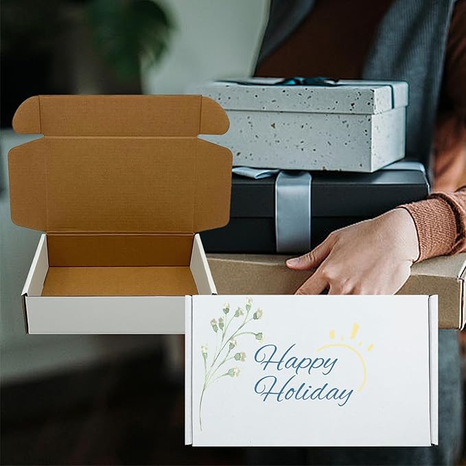 White Shipping Boxes 6x5x2 inch 50 Pack, Corrugated Boxes Mailer Packaging - Image 9