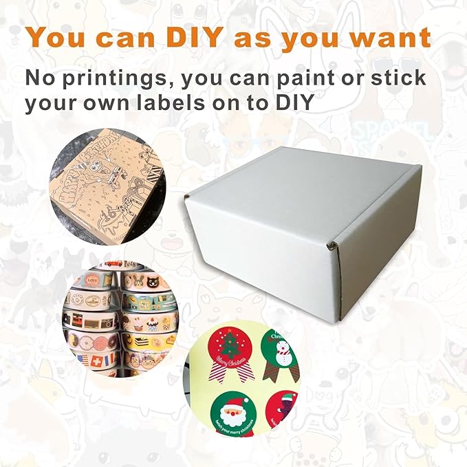 50 Pack 4x4x2'' Small Shipping Boxes, Corrugated Cardboard Mailers - Image 6