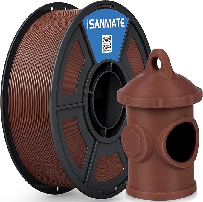 iSANMATE ASA Filament 1.75mm Brown 1KG, UV & Weather Resistant 3D Printer by iSANMATE
