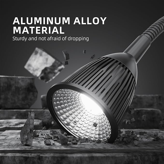 Led Magnetic Work Light 400mm Flexible Gooseneck lamp 700 Lumens 120 Volt - Image 3