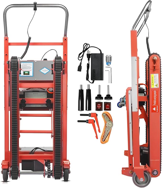 Electric Stair Climbing Hand Trucks Dolly Cart, 900lb Capacity Heavy Duty Stair by Unknown