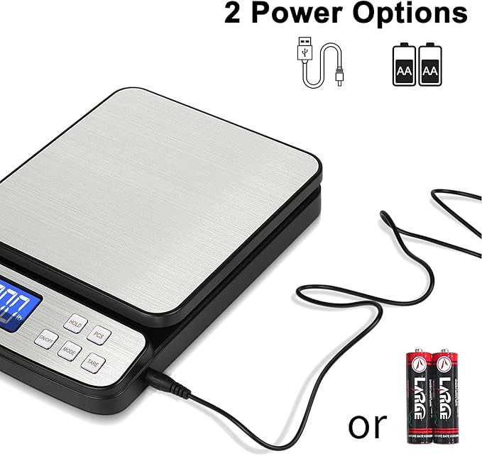 Fuzion Digital Shipping Postal Scale - 88lb x 0.1oz - Image 3