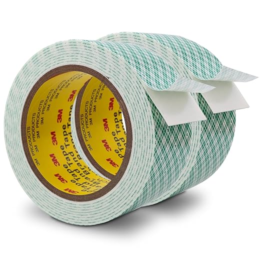 Double Sided Foam Tape 2" x 10Ft 2 Pack White Double Coated Urethane Adhesion by 3MFullRangeProducts