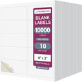 NextDayLabels – 4” x 2” Rectangular Sticker Labels by NextDayLabels