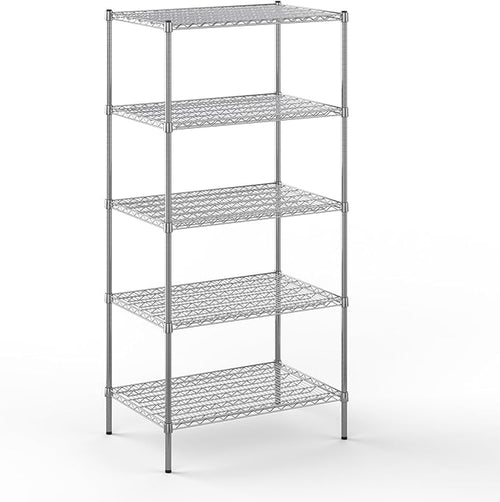 24" Deep x 36" Wide x 74" Height Wire Shelving Kit | 5-Tier | NSF Commercial by Regal+Altair