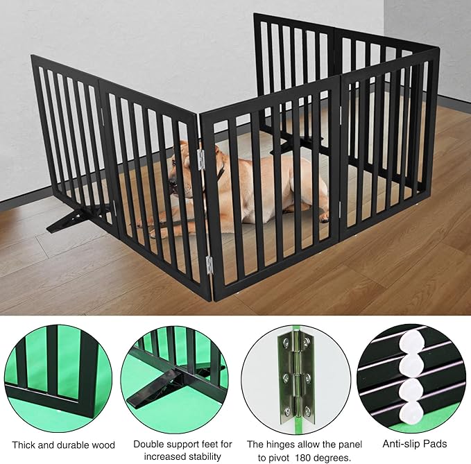 ZJSF Freestanding Indoor Dog Gate - Image 5