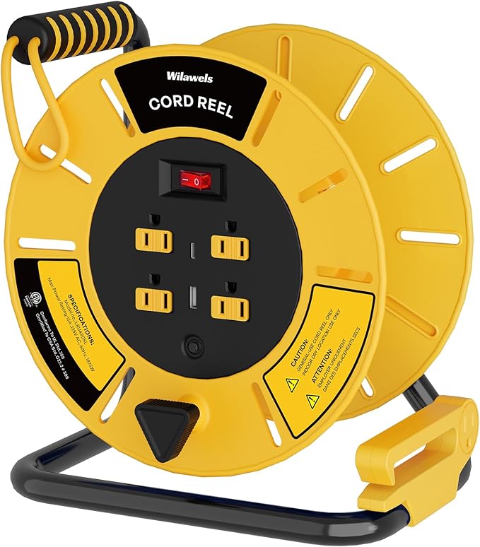 Extension Cord Storage Reel by Wilawels