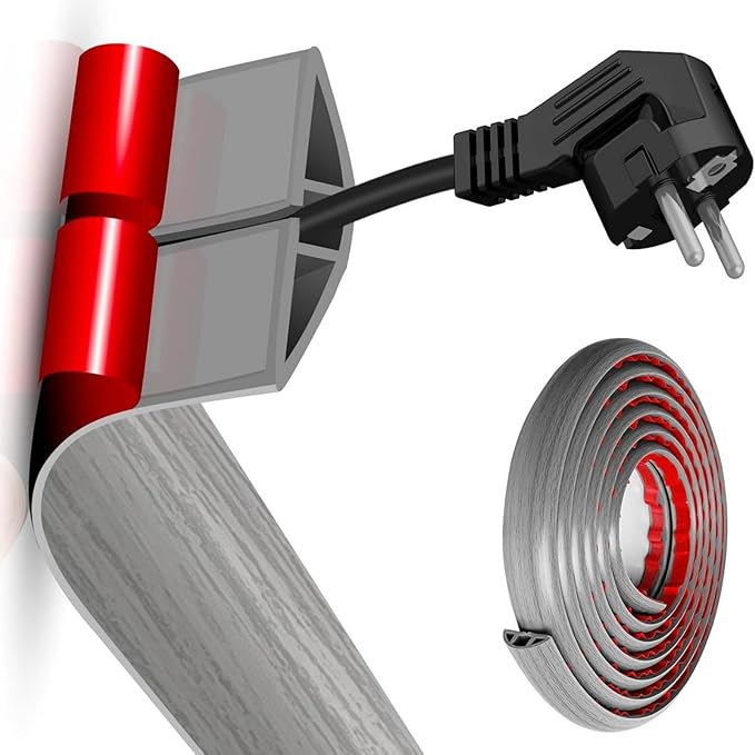 Floor Cable Cover Strips SelfAdhesive Cord Organizers - Image 9