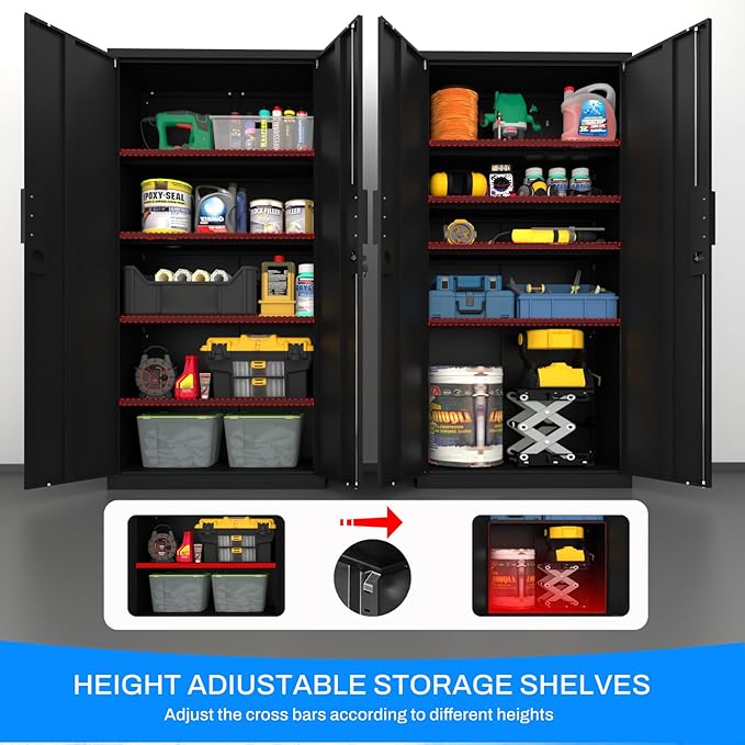 Metal Garage Storage Cabinet - Image 4
