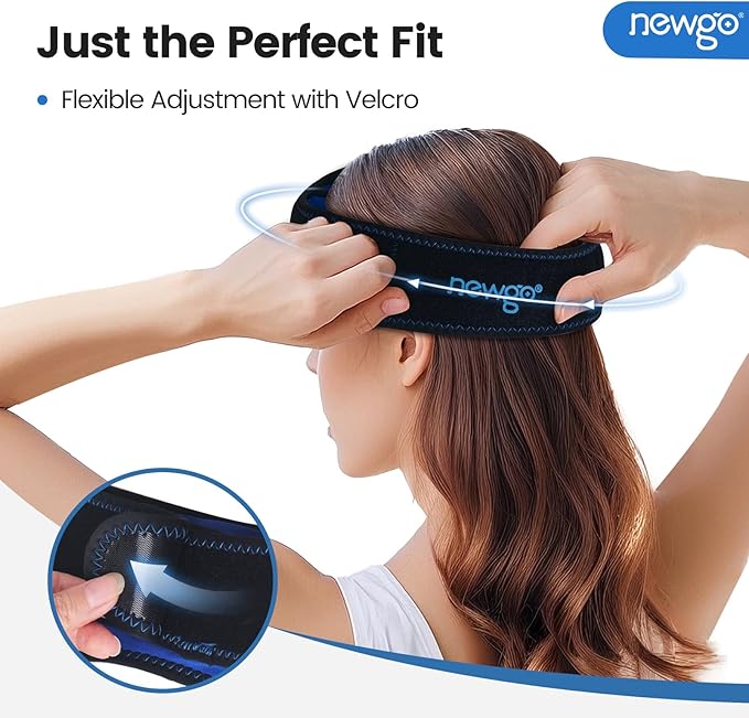 NEWGO Headache Ice Pack Head Wrap - Image 8