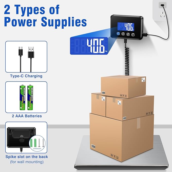 Shipping Scale, 660 lb / 1 oz High Accuracy Digital Scale - Image 6