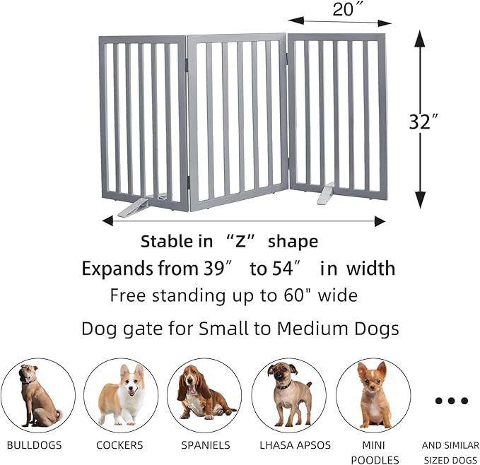 ZJSF Freestanding Indoor Dog Gate - Image 7