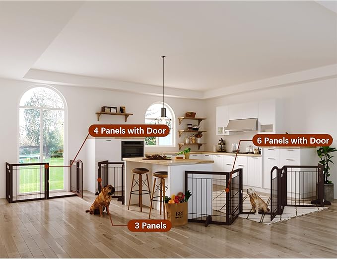 JSB 96-inch Extra Wide 30-inch Tall Dog gate - Image 4