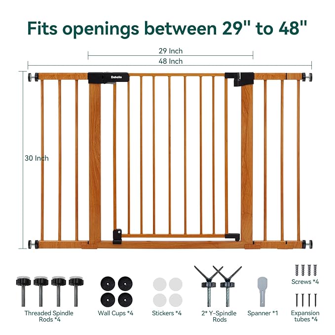 BABELIO 29-48" Metal Baby Gate - Image 8