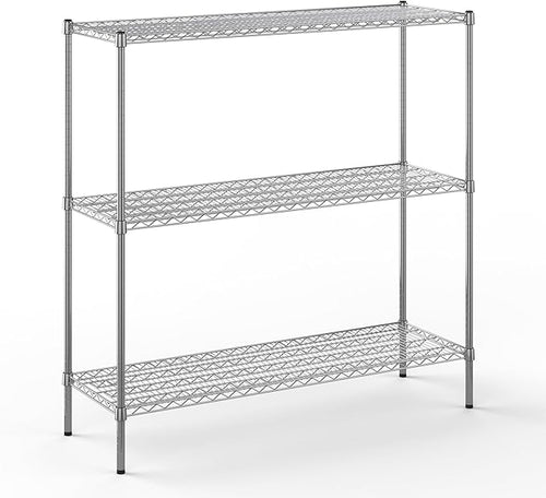 18" Deep x 54" Wide x 54" Height Wire Shelving Kit | 3-Tier | NSF Commercial by Regal+Altair