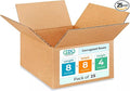 Small Moving & Shipping Boxes 8"L x 8"W x 4"H by IDLPackaging
