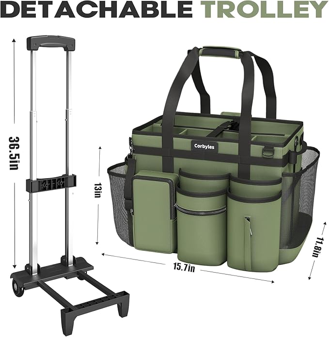 Rolling Cleaning Caddy Bag - Image 6
