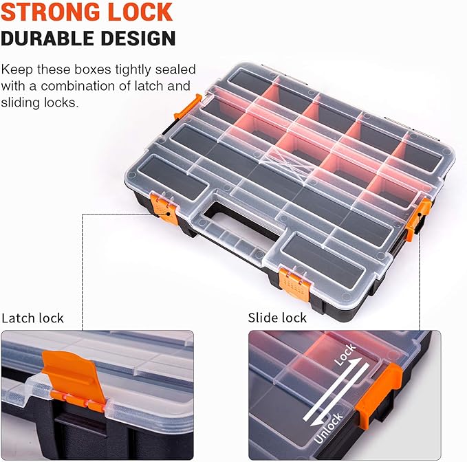 P-SH-Tote Shelf Kit for Van Shelving Storage, 3 Plastic Storage Box w/ 1 set - Image 4