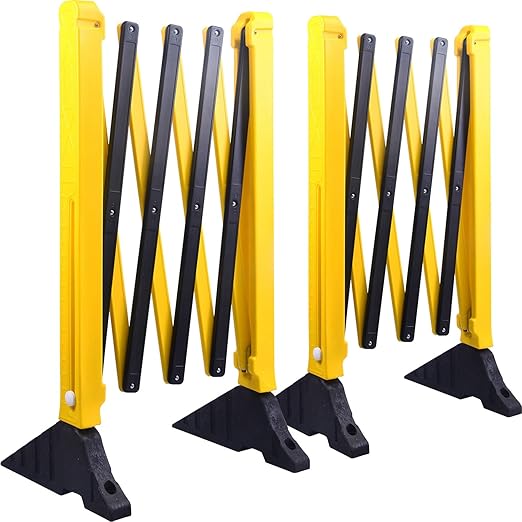 8.5' Ft Expandable Barriers, Flexible Crowd Control Barriers Guard by OranLite