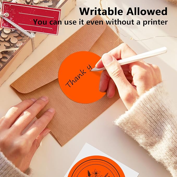 3 X 3 Inch Round Thermal Labels Circle Color Coding Labels Printable Waterproof - Image 5
