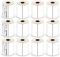 4x6 Direct Thermal Shipping Labels, 2640 Labels/12 Rolls, Compatible by Muotich
