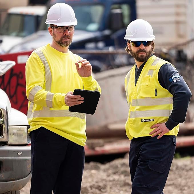 Oberon FR ARC Rated Hi Vis Safety Vest - Image 14