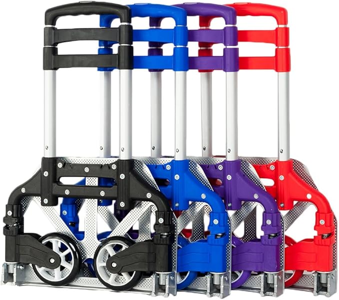 Folding Hand Truck Dolly, 200 lbs Capacity Dolly Cart, Aluminum Portable - Image 7