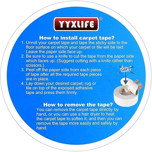 YYXLIFE Double Sided Carpet Tape, 2Inch x 20 Yards, - Image 6