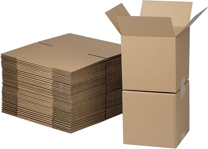 6x6x6 Inches Shipping Boxes Set of 40 by HESESOH